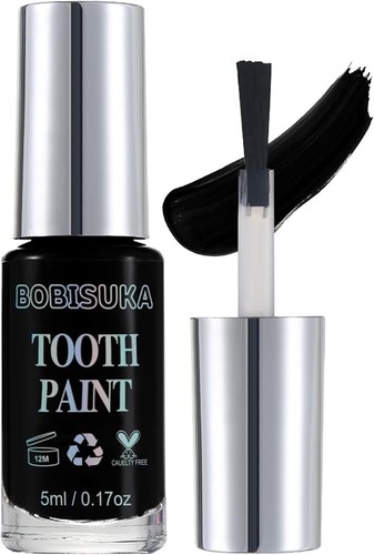Black tooth paint - black,