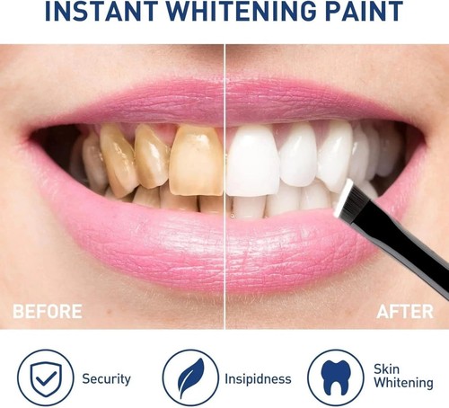 2pcs instant white tooth - white,
