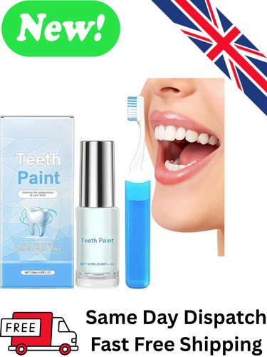 Whitening tooth paint - paint, teeth