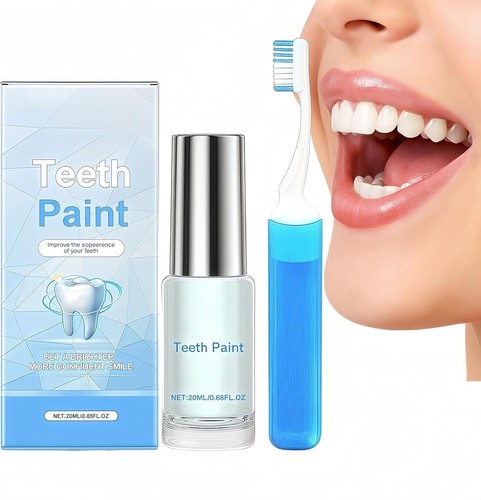 Whitening tooth paint teeth - paint,